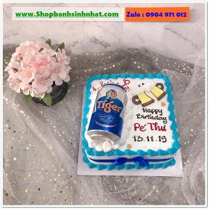 Bánh Sinh Nhật Hình Lon Bia Chai Rượu - LK55